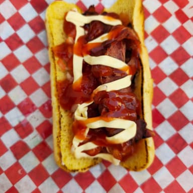 Hot Dog Con Tocino