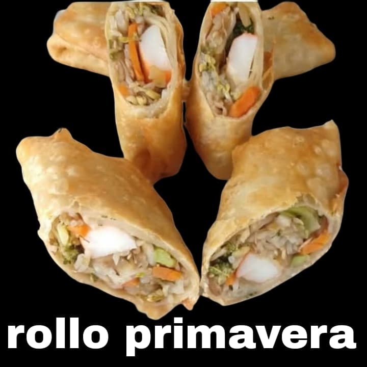 Rollo primavera vegetariano