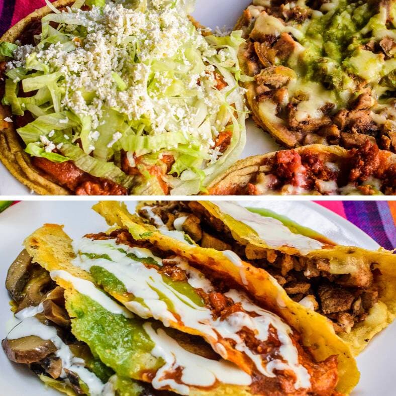 #11 SopeHuac Asado+Quesadilla ChicharronVer+Bebida