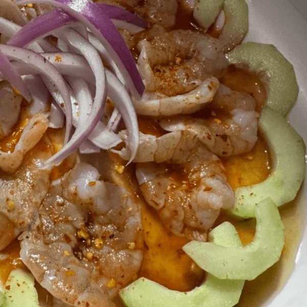 Tostada de Aguachile Escorpion