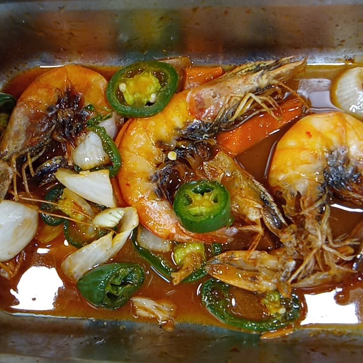 Camarón con Chili