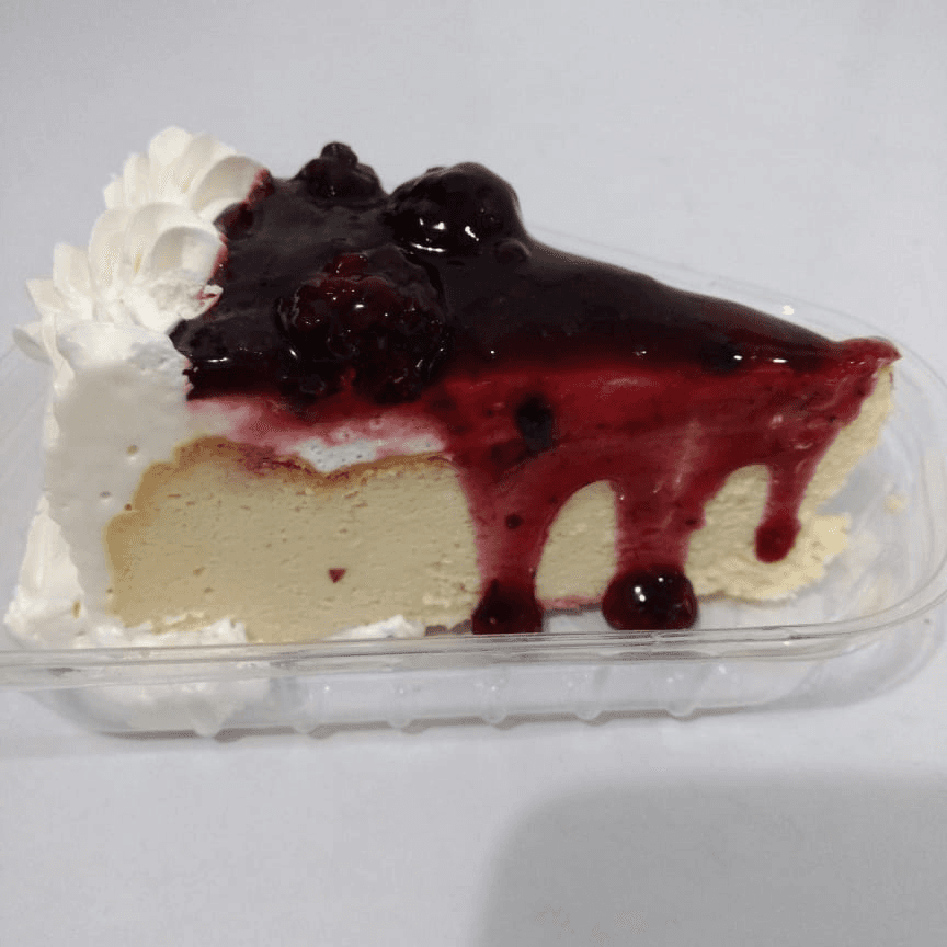 Rebanada de Queso con Zarzamora