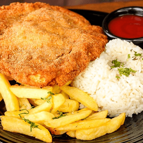 Milanesa con Papas