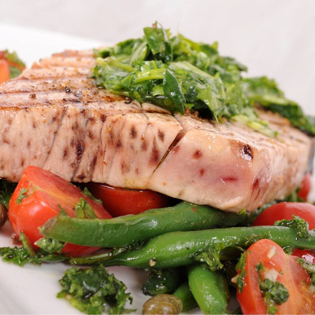 Filete de pescado adobado nutricombo