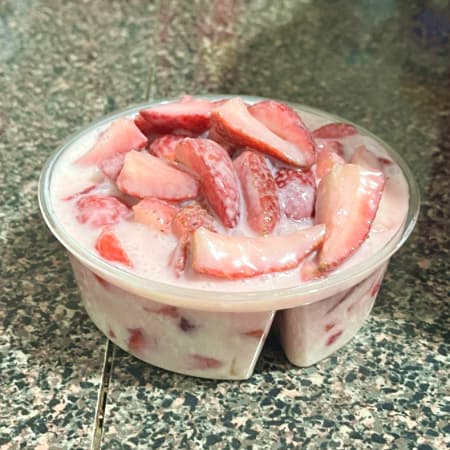 FRESAS CON CREMA