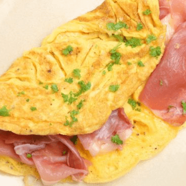Omelette de Jamón y Queso
