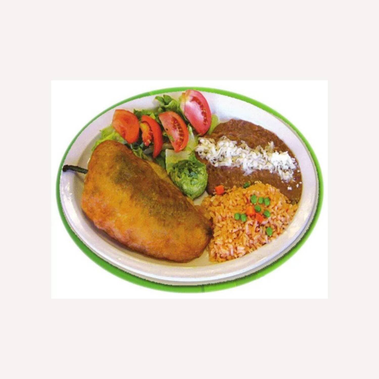Comida-Chile relleno de Queso