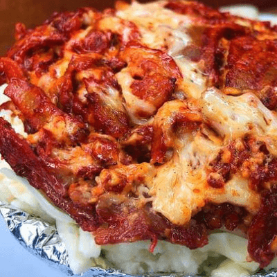 Papa Asada Con Pastor