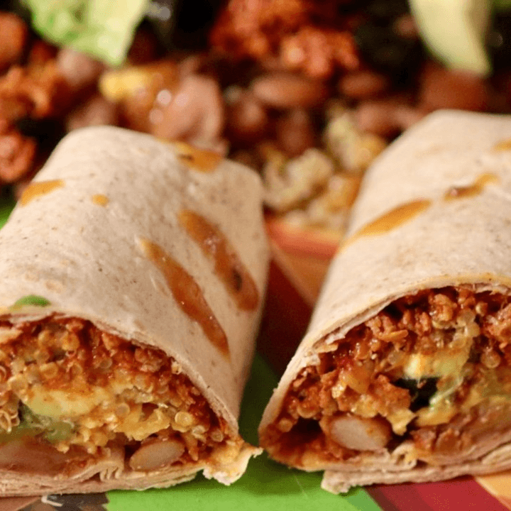 BURRITODE BISTEC CON CHORIZO CON QUESO