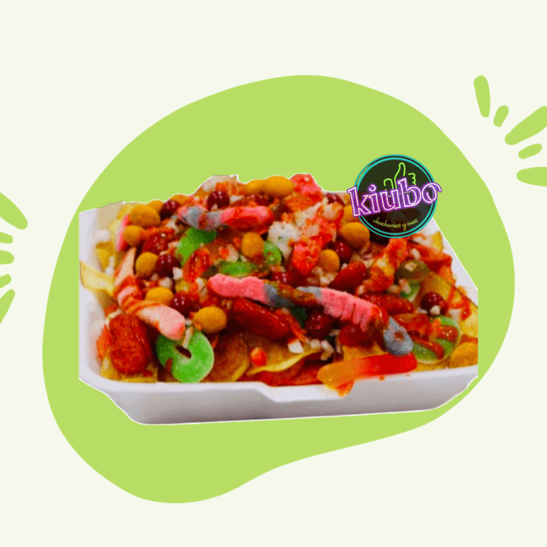 Combo Kiubo Papas Medianas con Fresas con Crema