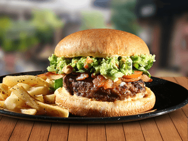 Burger Bacon Guacamole
