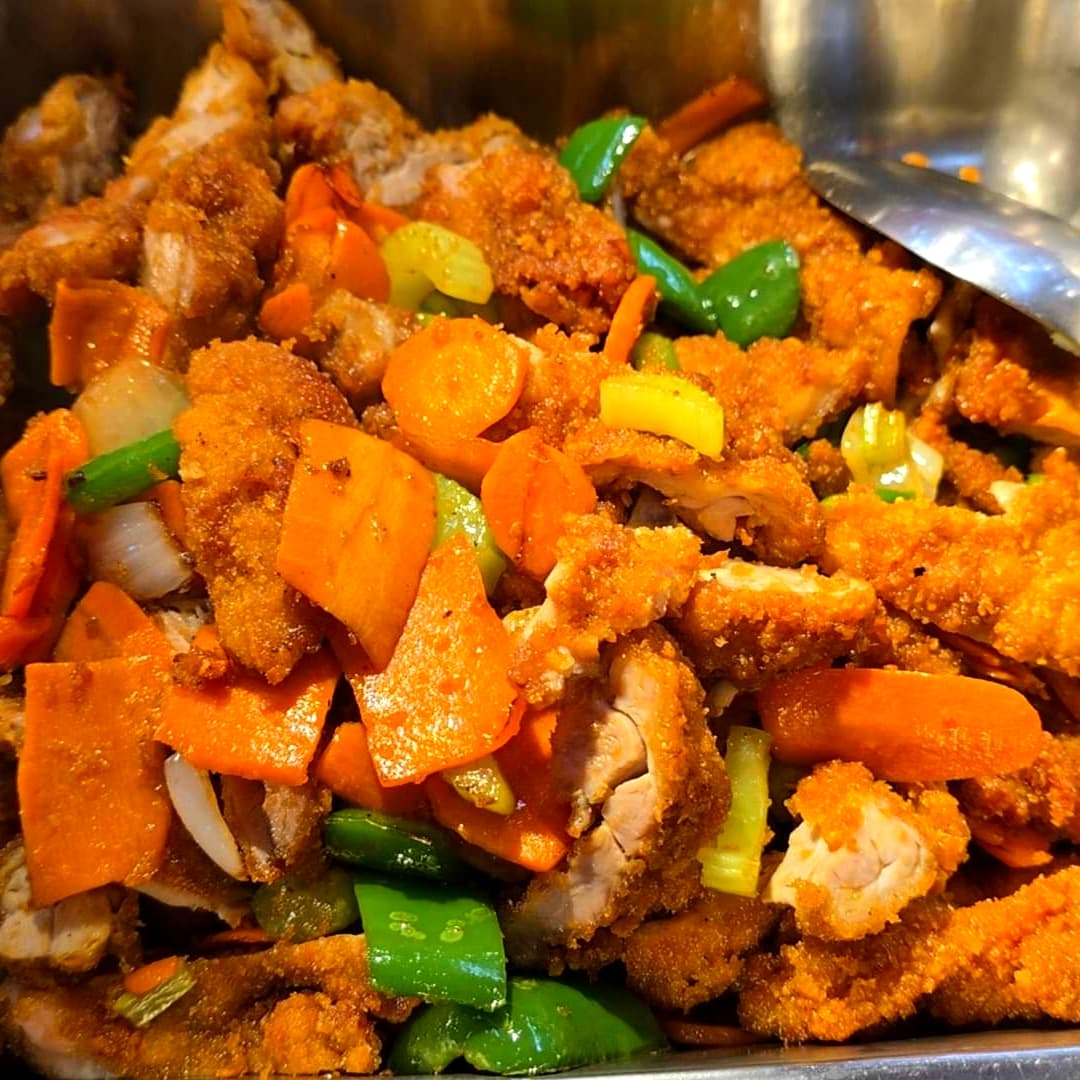 Pollo alas cantonesa