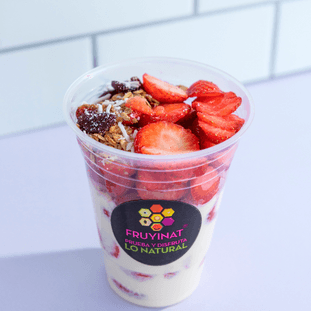 Fresas con Crema Rebanadas
