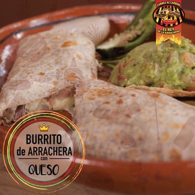 Burrito de Arrachera con Queso 💕