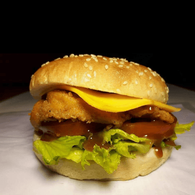 Hamburguesa de Pollo.
