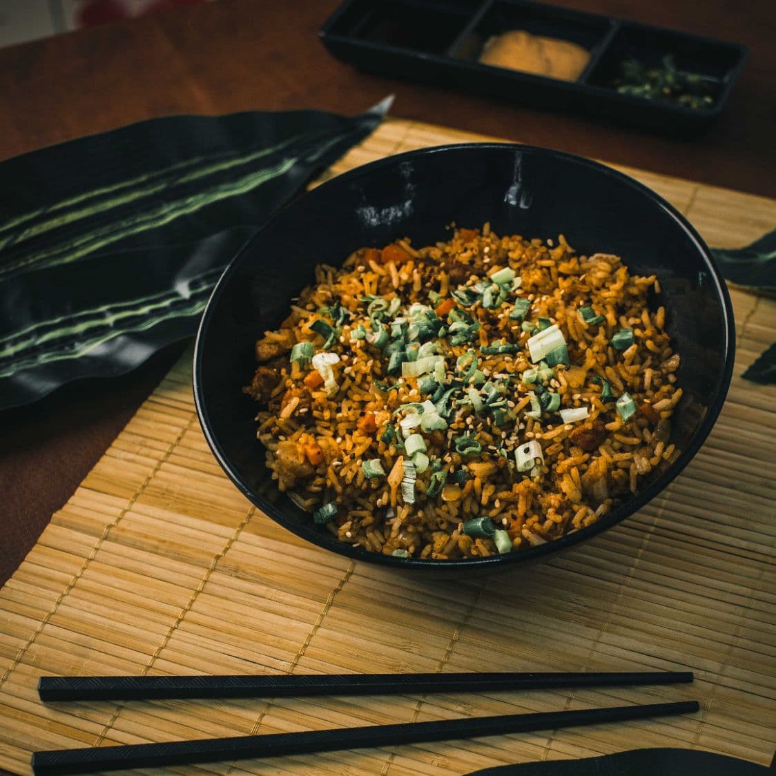 Yakimeshi con Carne