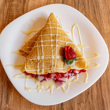Lechera con fresas