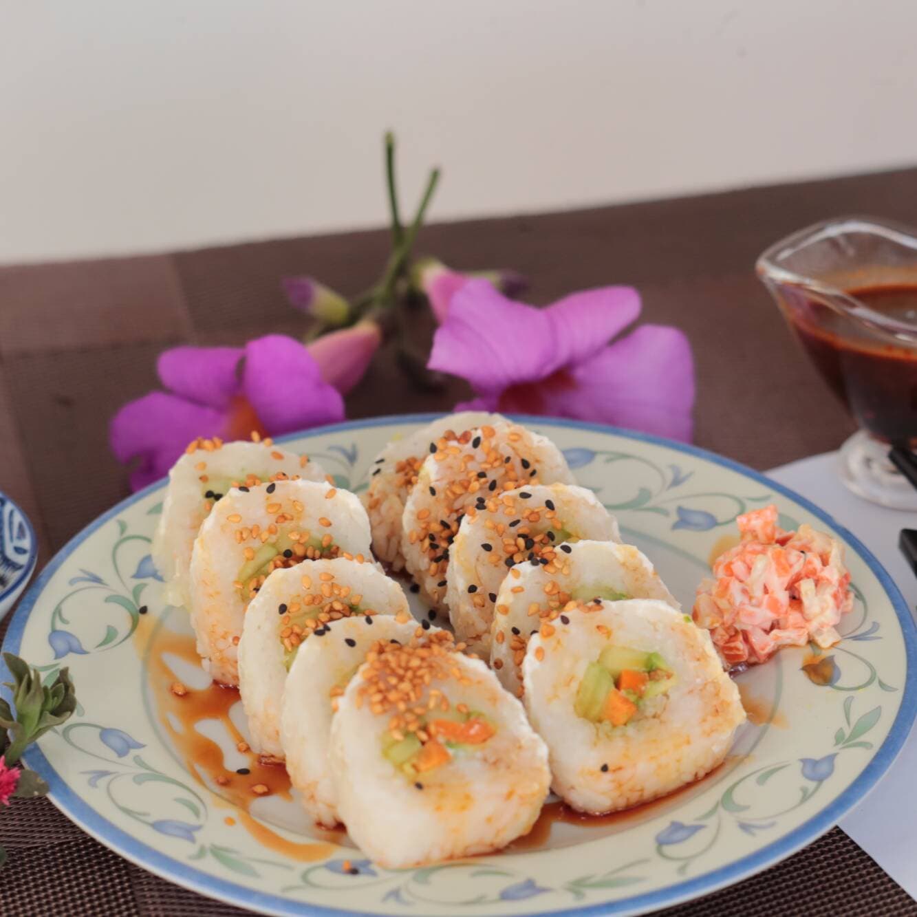 Sushi Queso-Crema Vegetariano