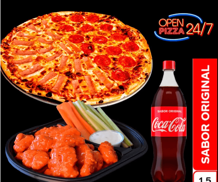 Combo Pizza + Boneless
