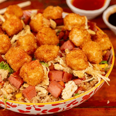 Combo Arroz al Wok + Palmito Crispy