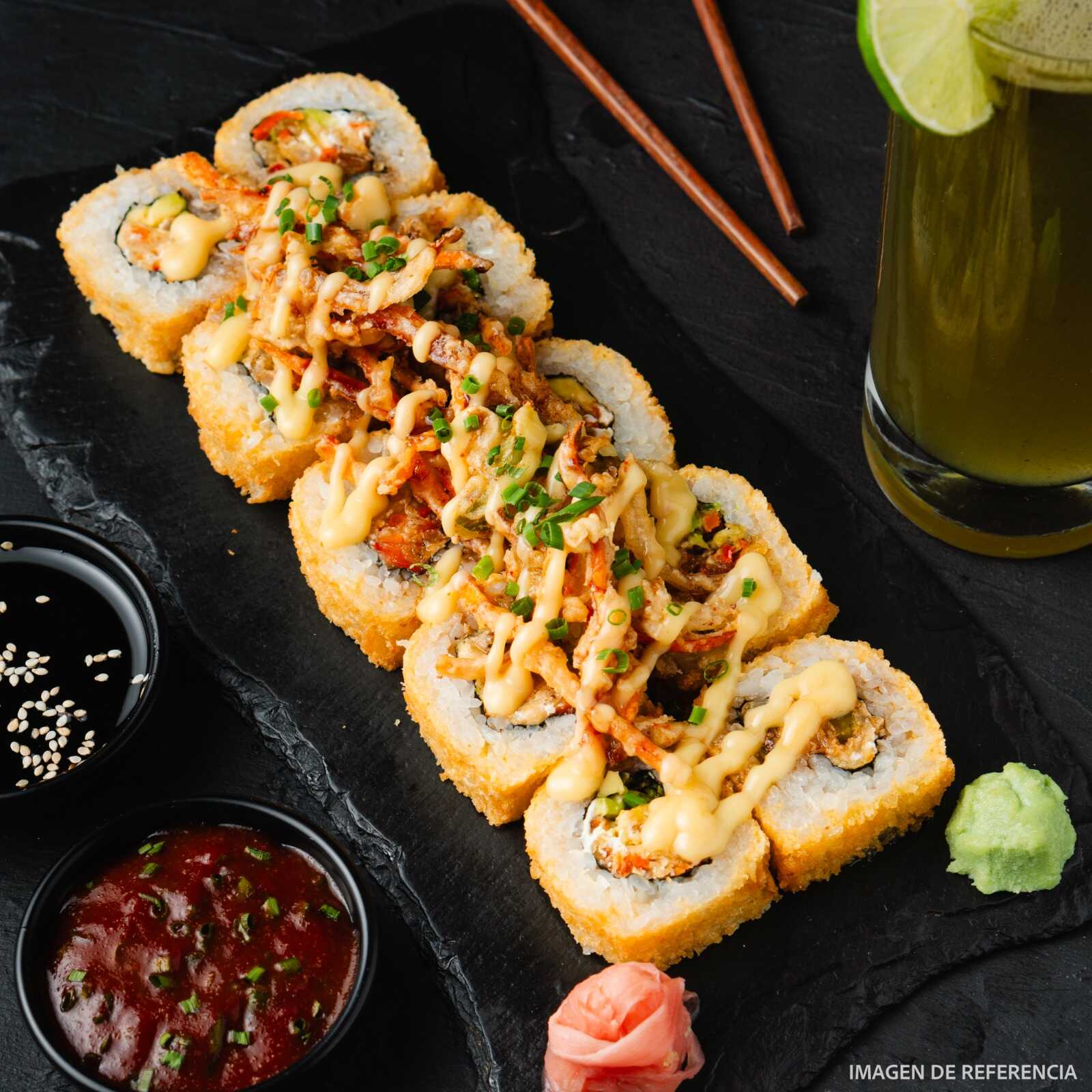 Combo Veggie Roll + Bebida.