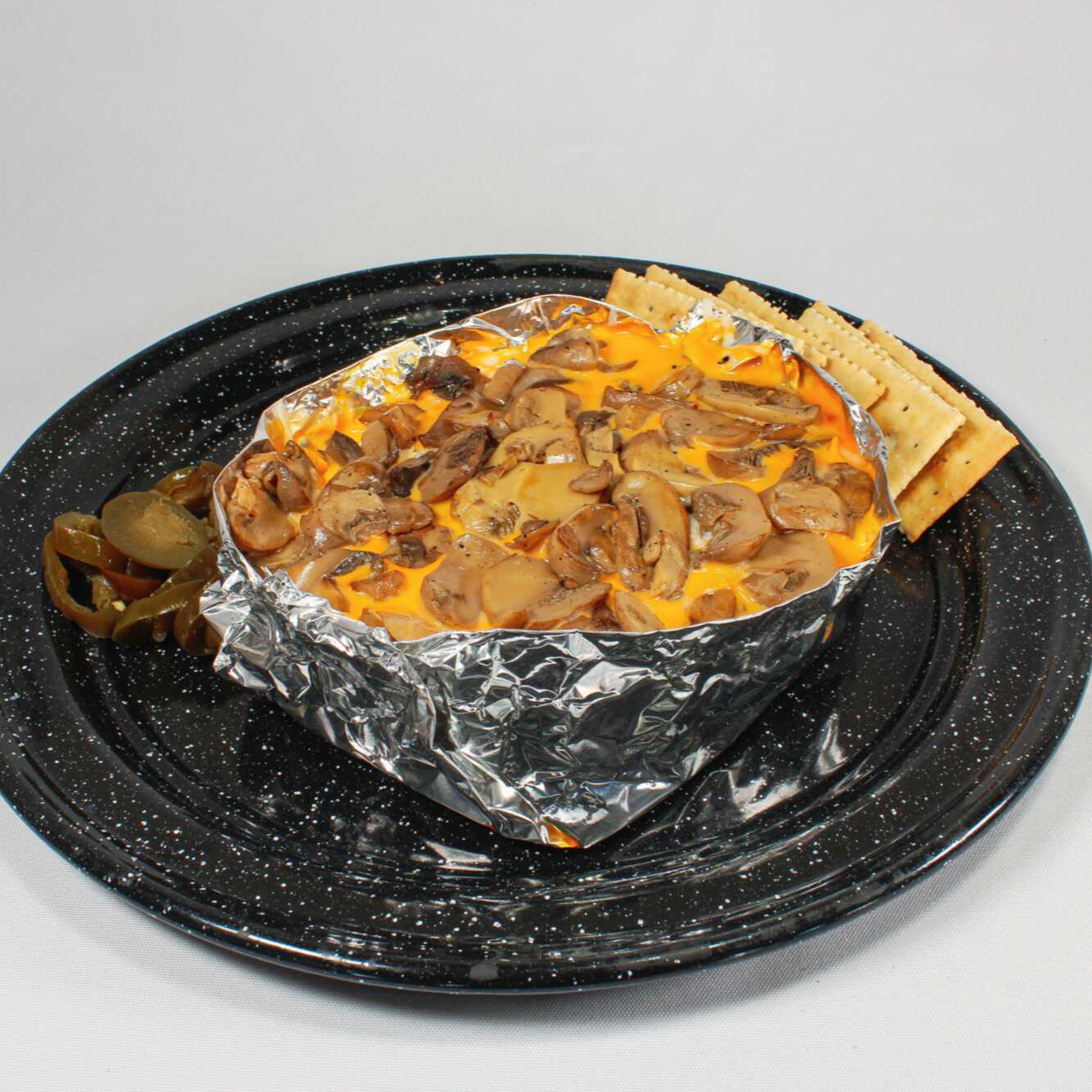 Papa Asada con Champiñones