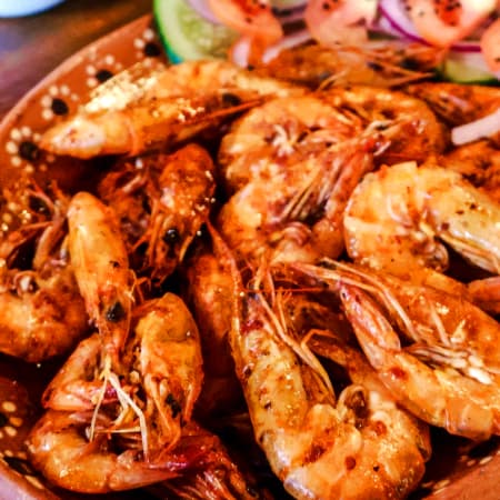 Camarones a la Cacahuata