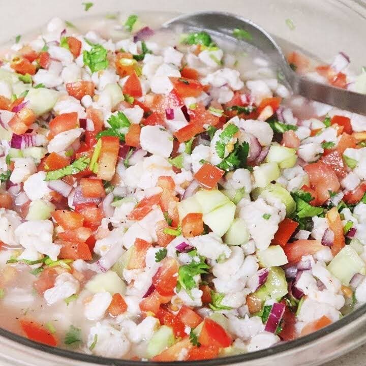 Plato de Ceviche