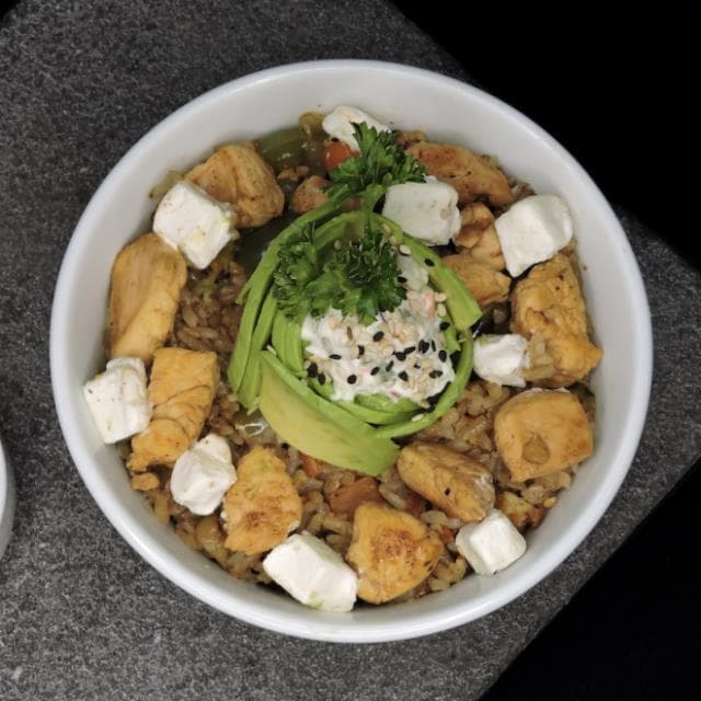 Yakimeshi de Pollo