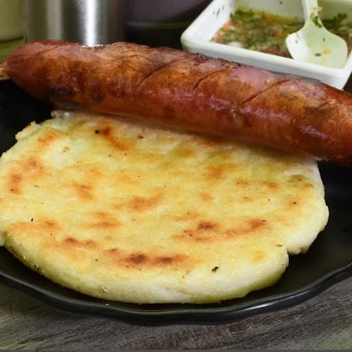 Arepa con Chorizo