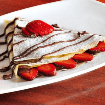 Crepa de Nutella con Philadelphia y Fresa