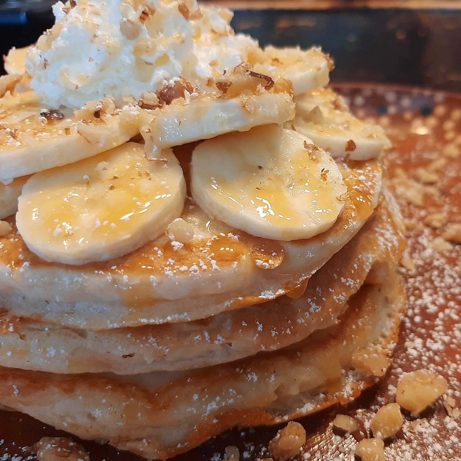 Hot Cake Plátano y Nuez