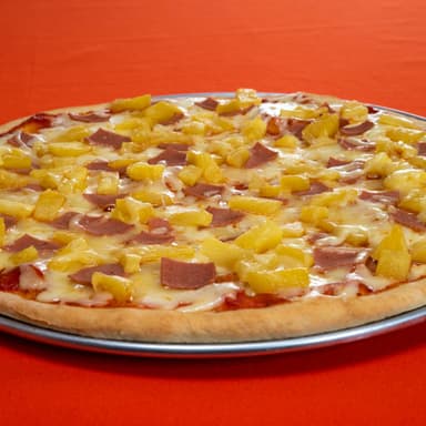 Pizza hawaiana grande