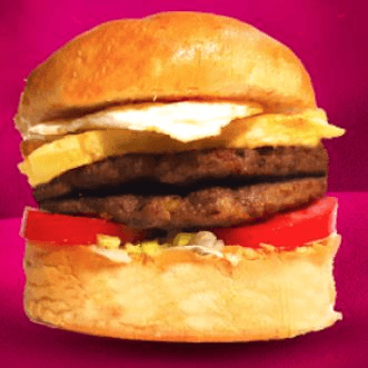 Hamburguesa Doble de Casa
