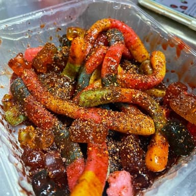 Gomitas Bañadas con Chamoy