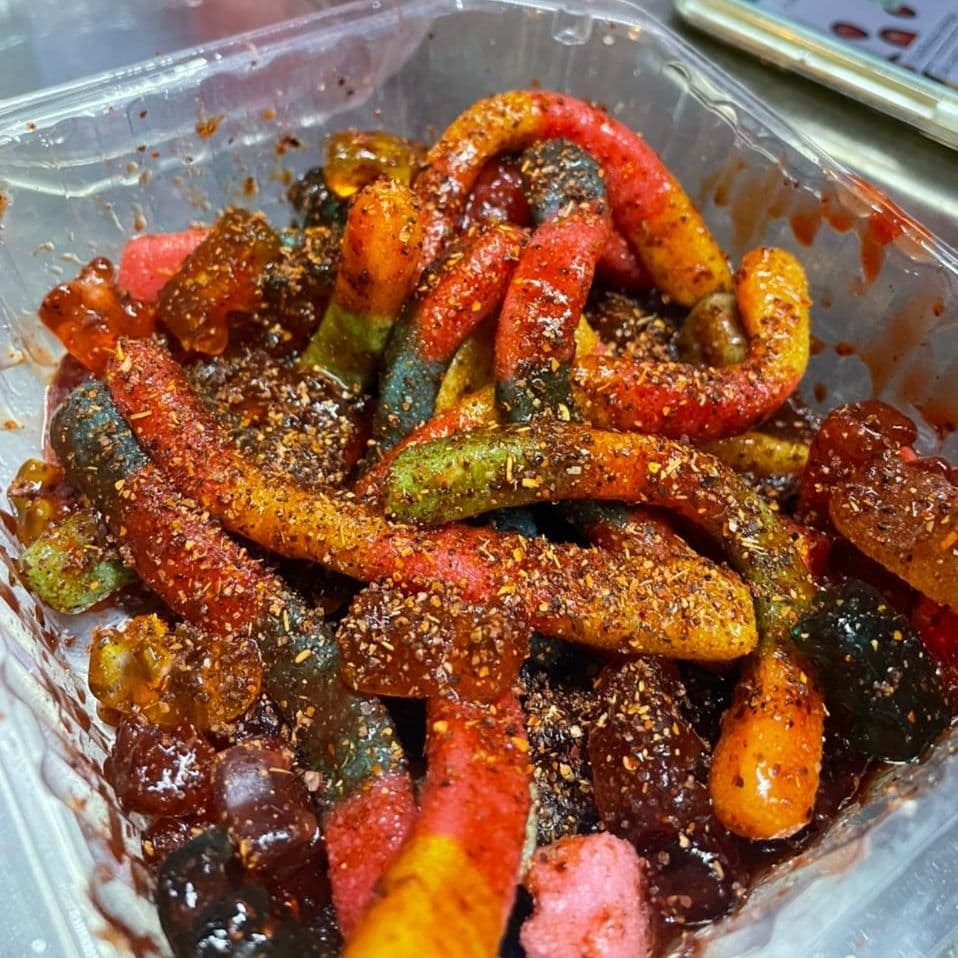 Gomitas Bañadas con Chamoy
