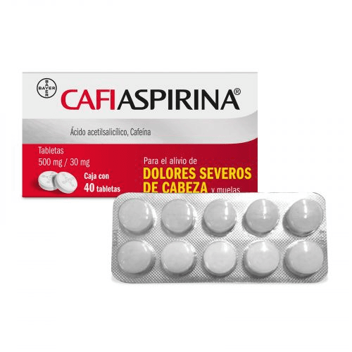 CAFIASPIRINA ROJA  1 UNA SOLA PASTILLA/DOSIS