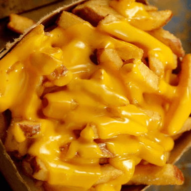 PAPAS FRITAS C/QUESO AMARILLO