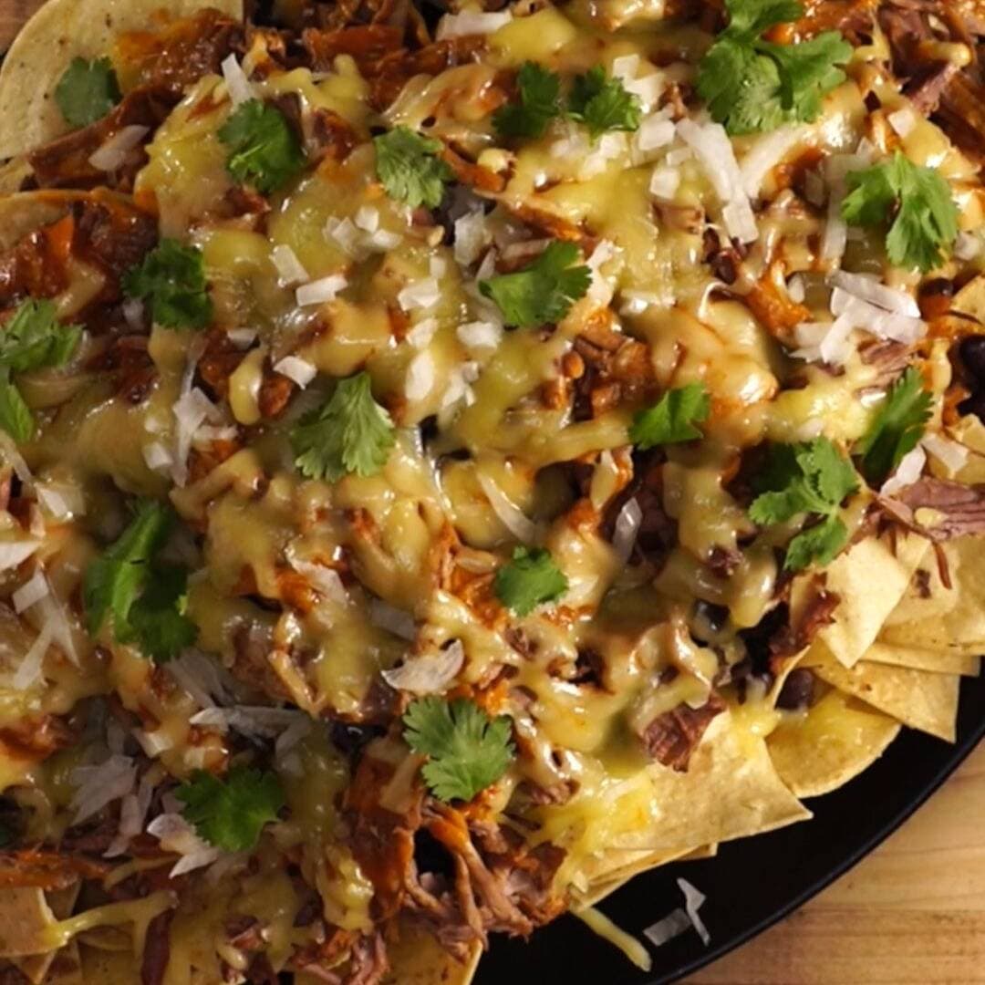 Birria Nachos de Res