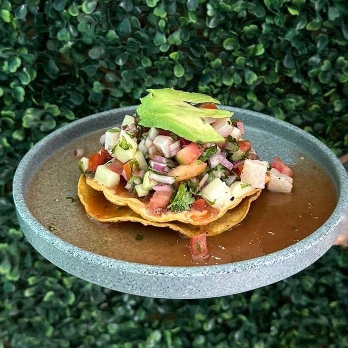 Tostada de Ceviche de Pescado