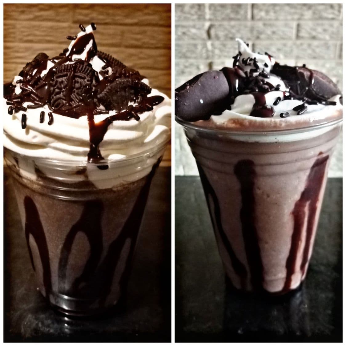 Frappé de OREO y Frappé de Pingüino