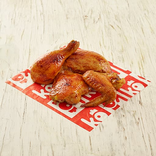4 presas kokoriko asado