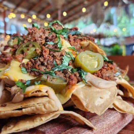 Nachos Hacienda con Totopos