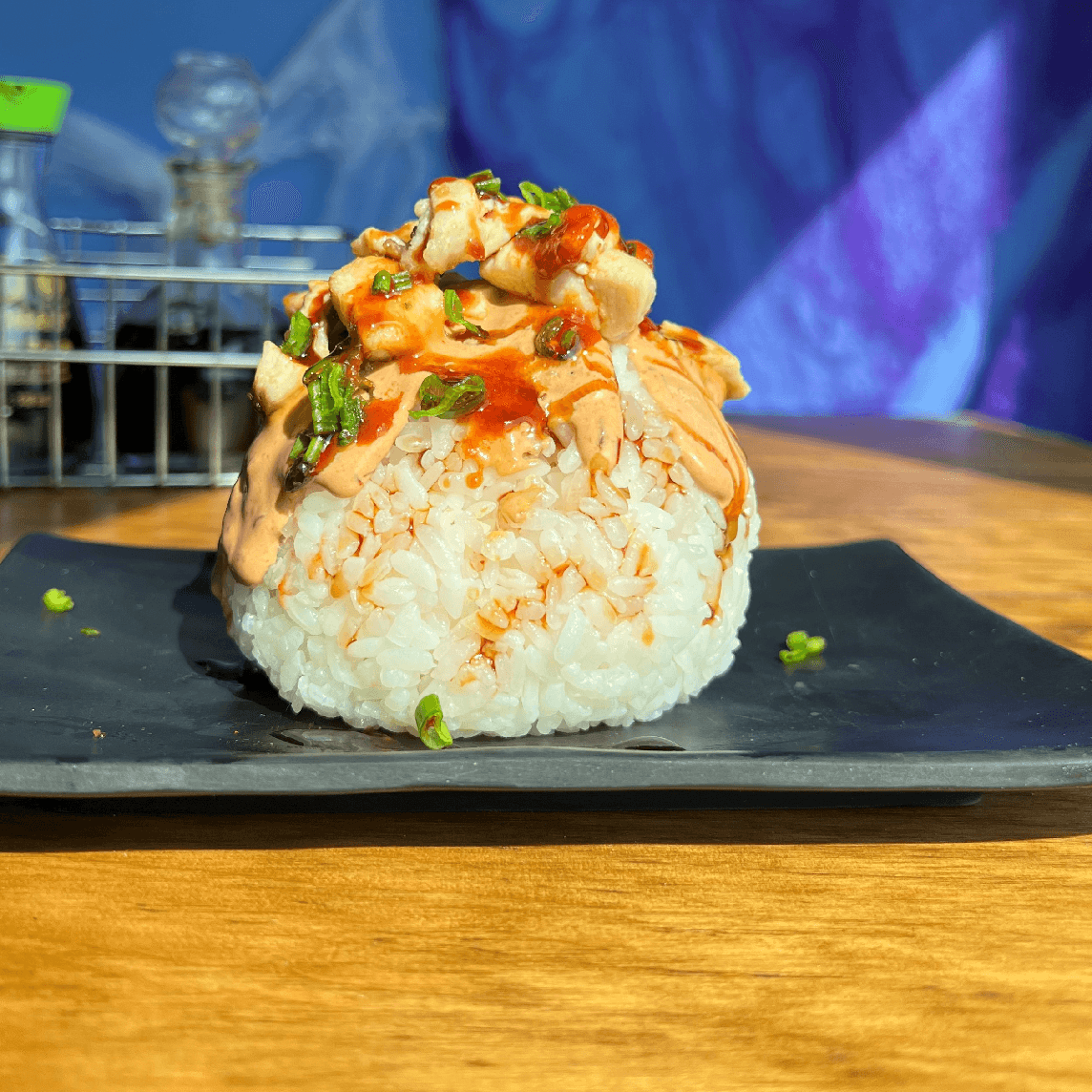 Bola de Arroz Natural con Pollo