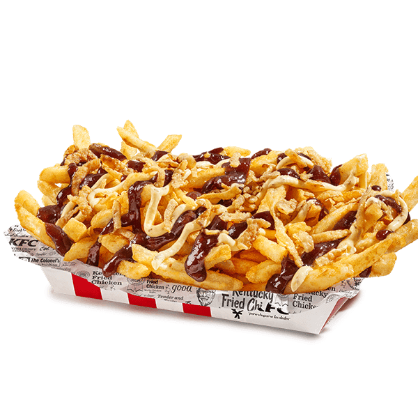 Messy Bbq Onion Fries