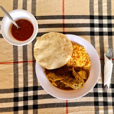 Taco Acorazado de Pollo en Salsa