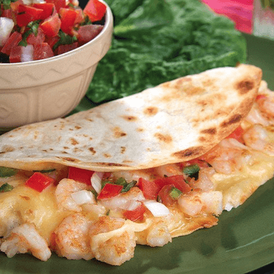 Quesadilla de Camarón de Harina