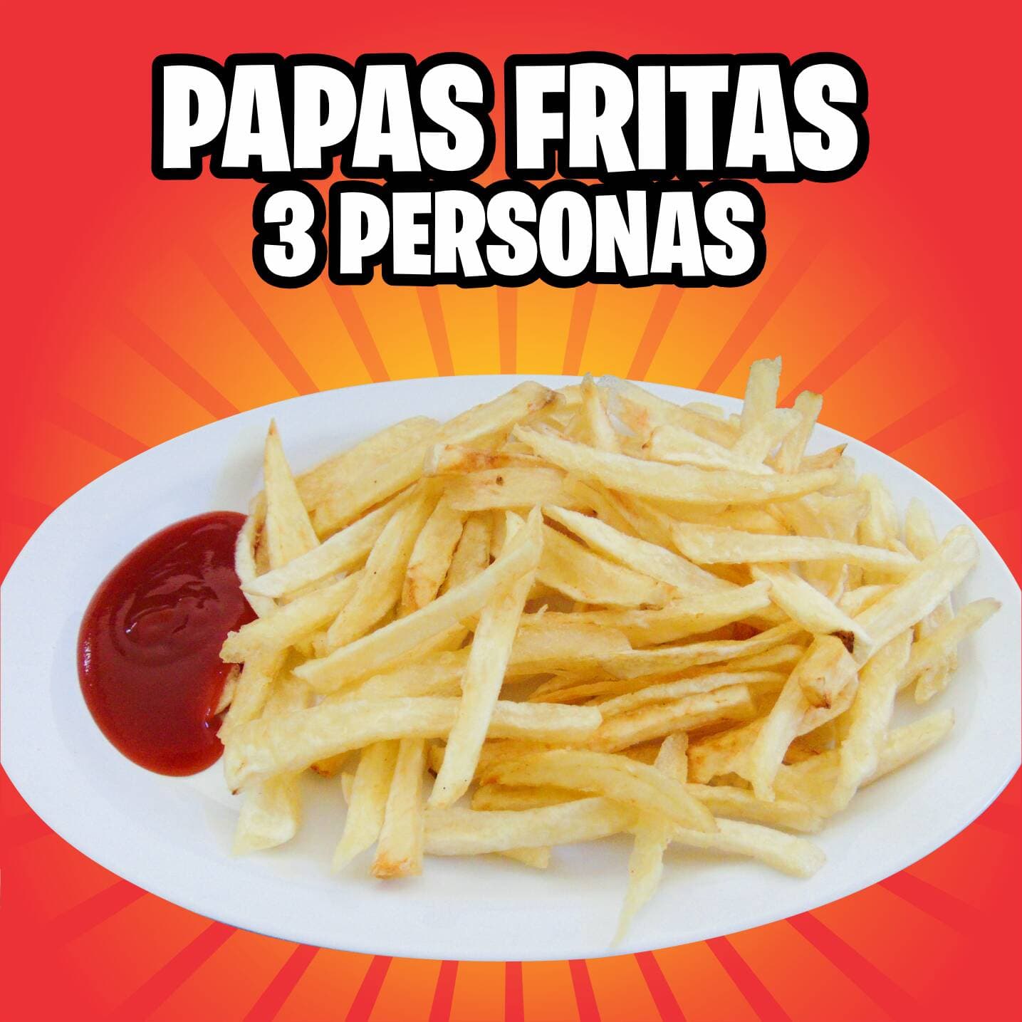 Papas Fritas (3 personas)