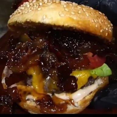 Combo burger BBQ