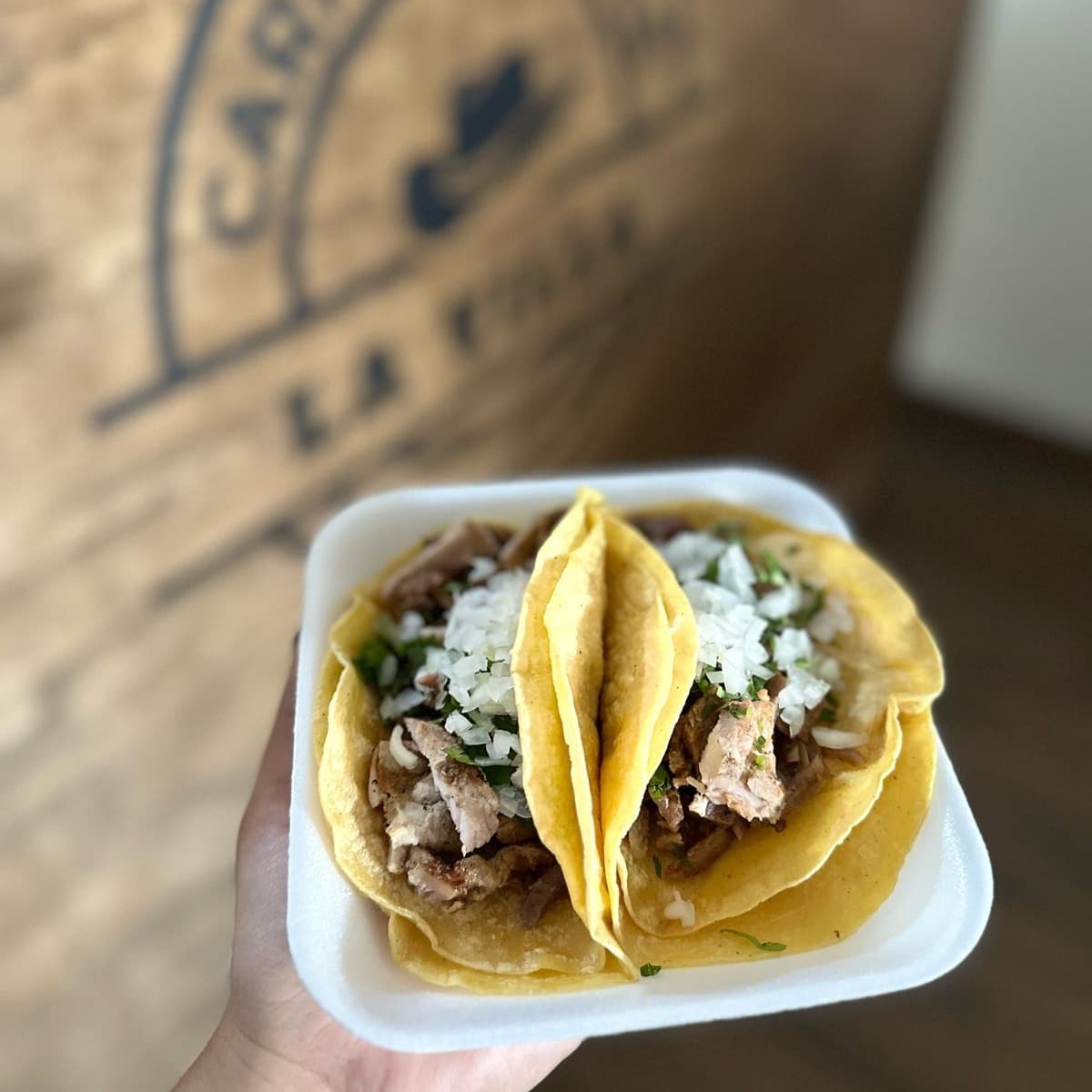 Taco con Asada de Cerdo